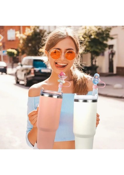 1 Adet Angel Kızı Stnly Pipet Kapakları 10 mm indirimleri