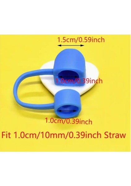 1 Adet Yaz Figürlü Stnly Termos Uyumlu Silikon Pipet Kapağı 10MM fiyatları