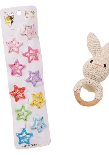 10PCS/LOT Güzel Şekil Bb Saç Klipleri Y2K Metal Saç Tokaları Set Kızlar Çocuk Saç Çemberleri Kahve Sütü Renk Ettes Aksesuarları Renk: 2392-4 (Yurt Dışından)