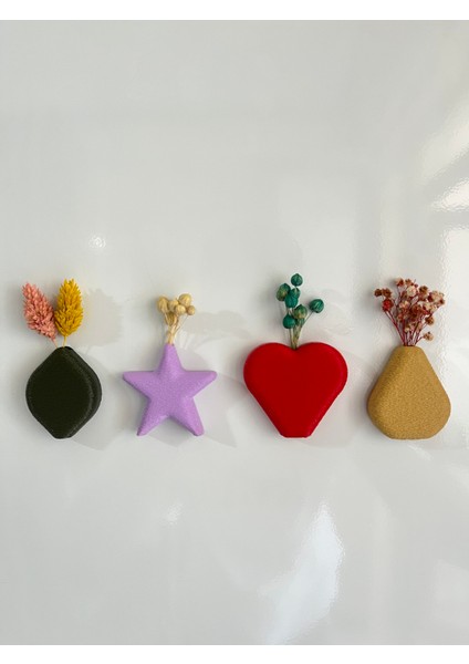 Verdora - 4'lü Magnetli Mini Vazo