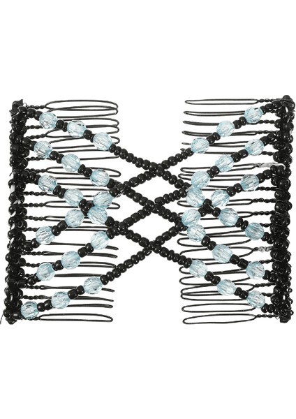 Vintage Creative Sihirli Saç Tarak Çifte Elastik Saç Tarağı Disk Saç Klipsi Kadınlar Için Tavan Saç Tarağı Saç Klipsi Moda Saç Rengi: 4475A (Yurt Dışından)