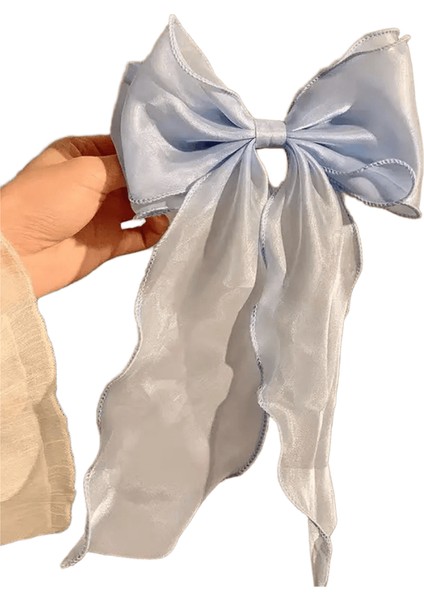 1/2pcs Prenses Kurdele Yay Saç Klipleri Zarif Kadınlar Yay Bahar Saç Tokaları Çok Katmanlı Çok Katmanlı Sedefli Saç Klip Kızlar Saç Aksesuarları Color: Bej (Yurt Dışından)