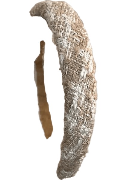 Retro Yeni Kafes Tüvit Kafa Bantları Kadınlar Mizaç Saç Bantları Katı Sünger Saç Kasnağı Sonbahar Kış Moda Saç Aksesuarları (Yurt Dışından)