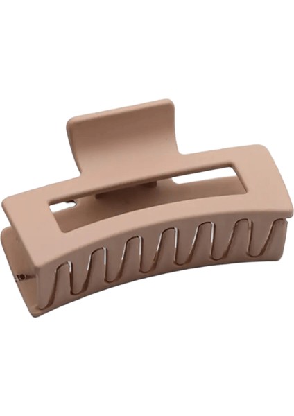 Koreli Kadın Kızlar Plastik Saç Pençeleri Saç Klipler Sapan Büyük Boy Saçkop Yengeç Ette Moda Süs Saç Aksesuarları Metal Renk: 21 Kahverengi (Yurt Dışından)