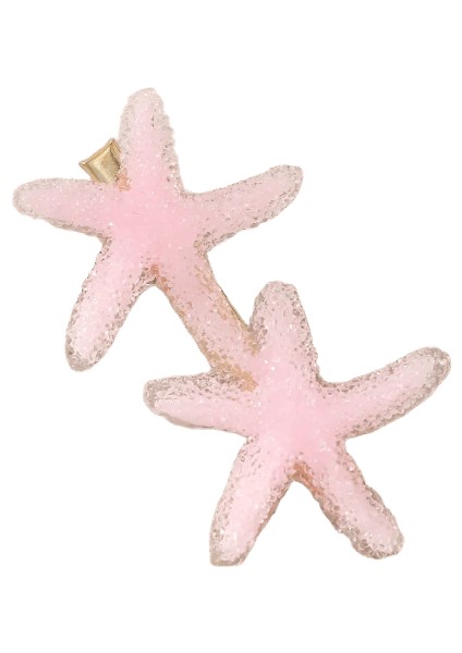 Denizyıldızı Kabuğu Saç Klip Kızlar Tatlı Yan Klipli Şeker Renk Korece Saç Tokası Patlamaları Klip Plaj Tatil Partisi (Yurt Dışından)