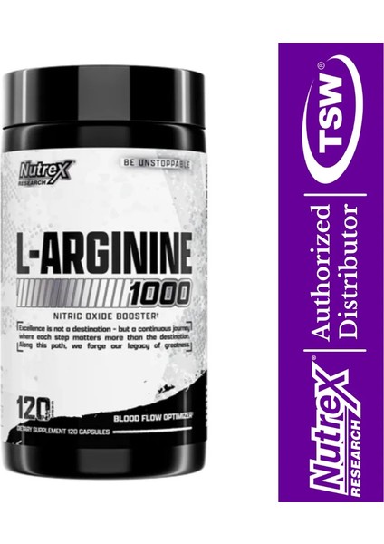 Research Black Series L-Arginine(Arjinin) 1000 120 Capsules Usa