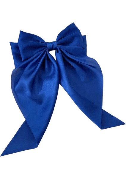 Yay Şerit Saç Klipleri Kadınlar Için Bowknot Ettes Kızlar Katı Leke At Kuyruğu Klips Kafa Bandı Saç Aksesuarları Başlık Hediyesi Metal Renk: 1-Mavi (Yurt Dışından)