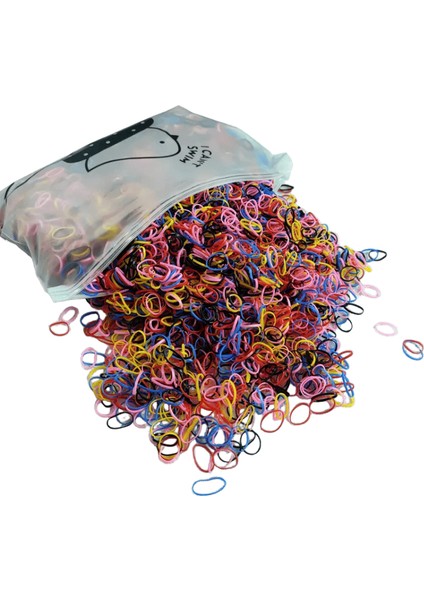 500PCS Kızlar Renkli Tek Kullanımlık Kauçuk Bant Elastik Saç Bantları Kafa Bandı Çocuk At Kuyruğu Tutucu Grupları Çocuklar Saç Aksesuarları Renk: Mix-1 500PCS (Yurt Dışından)