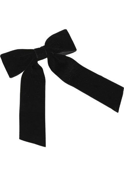 Yay Velvet Ettes Kadın Mizaç At Kuyruğu Saçkopu Saç Klipli Kızlar Siyah Kırmızı Şerit Saç Klip Moda Saç Aksesuarları Renk: 0465A (Yurt Dışından)