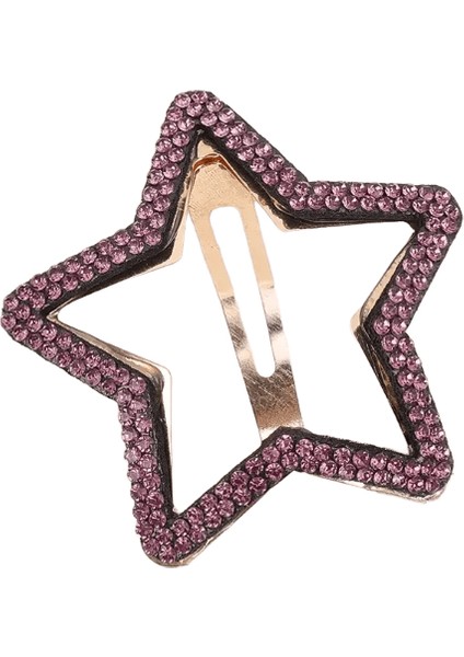 Moda Rhinestone Saç Klipler Koreli Basit Renk Yıldız Dalga Saçclips Kadınlar Snap Saç Taşınması Saç Çabuk Yeni Ürün Haval Accessoriescolor: Gri/boyut: 1pcs (Yurt Dışından)