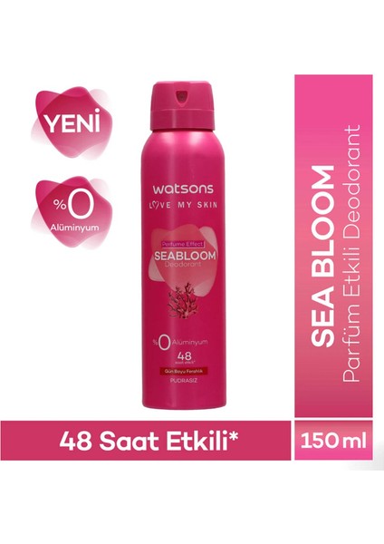 Invisible 48 Saat Etkili Kadın Roll-on 2x50ml Ve Seabloom Kadın Deodorant 2x150ml fiyatları