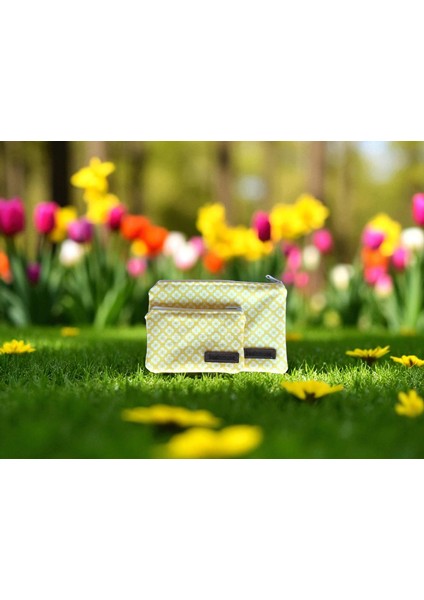 Günlük Çanta Içi-Valiz Düzenleyici, Makyaj Takı Çantası Zarf 2 Boy Small/medium 15X10/20X13