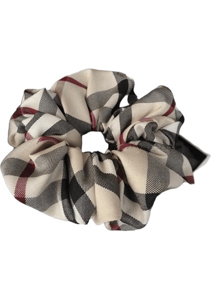 Moda Kadın Scrunchie Seti Elastik Saç Bandı Vintage Ekose Kafa Bandı At Kuyruğu Grubu Kız Saç Aksesuarları Saç Bandı FEARWEARYF004 Renk: Siyah/boyut: Tek Beden (Yurt Dışından)