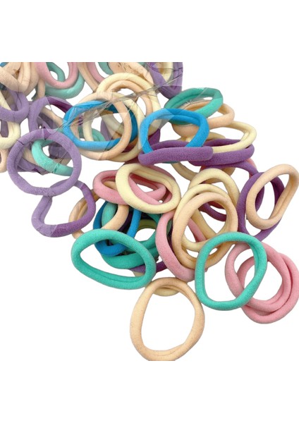 Four Seasons Kadınların Yüksek Elastik Basit ve Şık Naylon Döngü Erişim Yumuşak ve Zararlı Olmayan Kafa Bandı ve Horsetail Saç Ropecolor: Pinkyolor/boyut: 100 Pcs (Yurt Dışından)