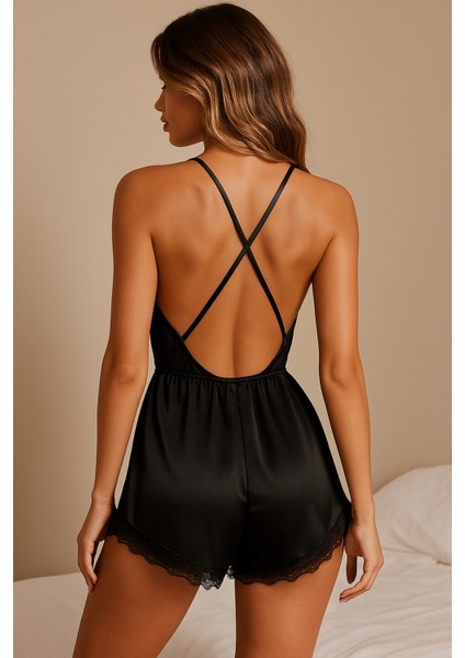 Obsıdıan- Siyah Tulum - Gecelik fiyatları