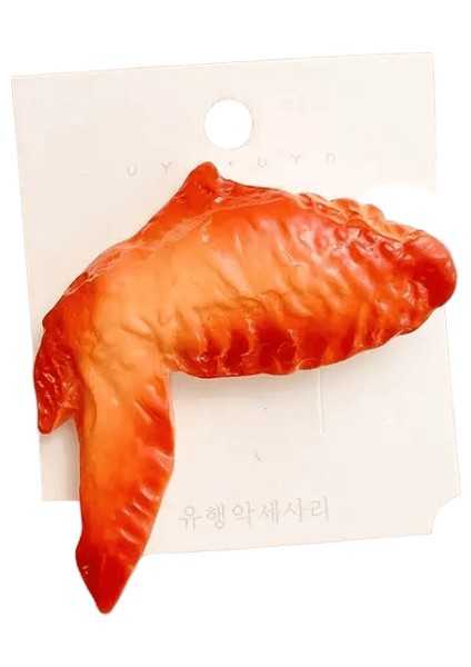 Simüle Edilmiş Gıda Saçları Klip Yeni Yaratıcı Deniz Ürünleri Aksesuarları Komik Tuzlu Balık Eğlenceli Kelime Klibi Kadınlar Için Renk: A4 (Yurt Dışından)