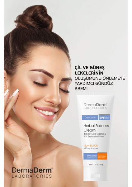 Spf 50+ Bitkisel Leke Giderici Cilt Beyazlatıcı Gündüz Leke Kremi 100 Ml. fırsatları