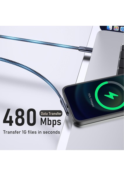 Tuti Süper Hızlı 60W Pd Type-C Şarj ve Data Kablosu - Dayanıklı Örgülü Tasarım Vertical Yatay Kablo 130CM fiyatları