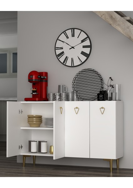 Leylact (KM120) konsol, kahve köşesi, ayakkabılık, ofis evrak dolabı, mutfak kiler dolabı BBA indirimleri