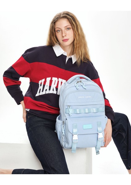 Okul Sırt Çantası Mavi 07Pck2318-M