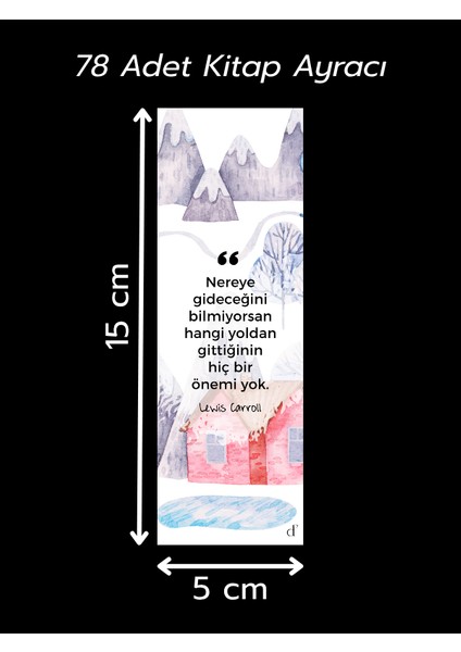 78'li Kitap Ayracı Seti - Özel Paket6 modelleri
