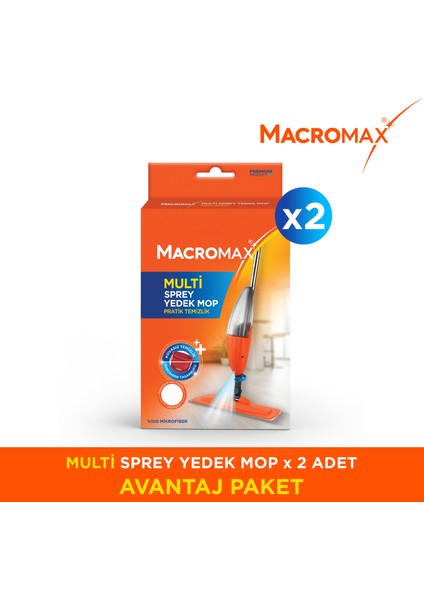 Multi Sprey Mop Yedek X2 Adet