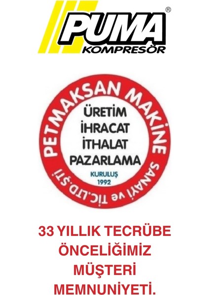 150 Litre Yağsız Ses Desibeli Düşük Kompresör PDN150-6M (6 Hp) fırsatları