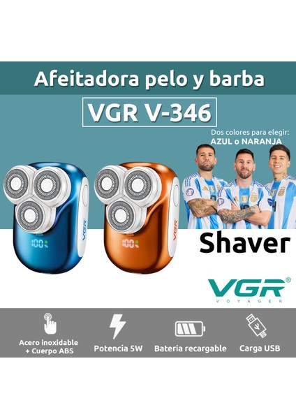 V-346 Erkekler Için Seyahat Elektrikli Tıraş Makinesi fiyatları