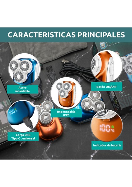 V-346 Erkekler Için Seyahat Elektrikli Tıraş Makinesi