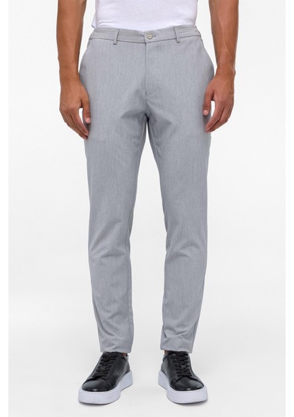 Gri Slim Düz Jogger Pantolon fiyatları