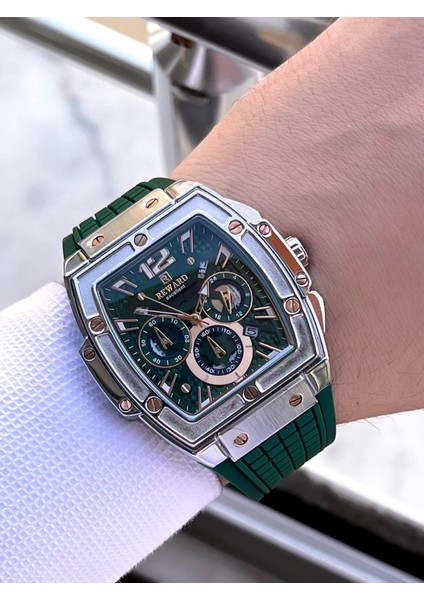 Silikon Kordon Kronometreli Özel Tasarım Kadran 2 Yıl Garantili 5 Atm Erkek Kol Saati Rwd.03 fiyatları