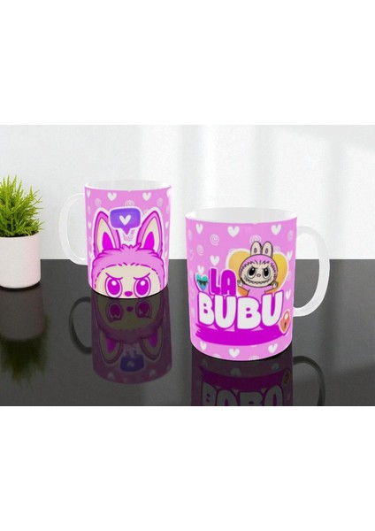Labubu Kupa Bardak Labubu Renkli Hediye Kupa Bardak Labubu Mug