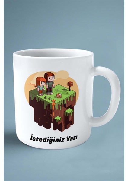 Minecraft Oyun Baskılı Kupa Bardak Çift Taraflı Kişiye Özel Model 17 fiyatları