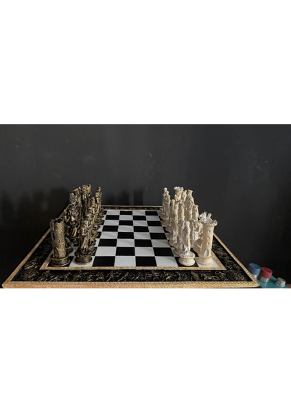 Siyah-Gold Muharebe Satranç Takımı fiyatları