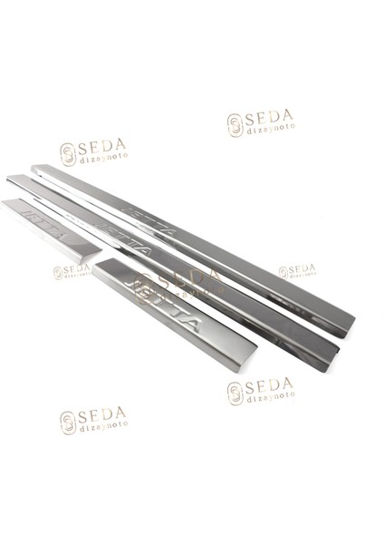 Vw Jetta 5 Sd 2005 > 2011 Kapı Eşiği 4 Prç. P. Çelik