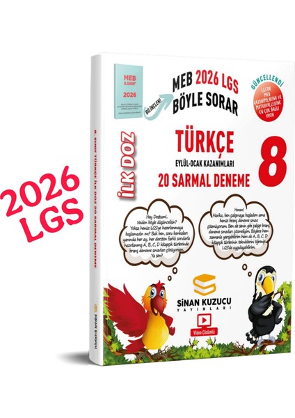 2026 LGS Türkçe Matematik Soru Bankası ve Ilk Doz Deneme 4'lü Set fırsatları