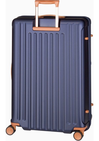 Brıc's Capri 78 cm Deri Detaylı Lüks Trolley Valiz Geniş Hacimli ve Şık Seyahat Deneyimi modelleri