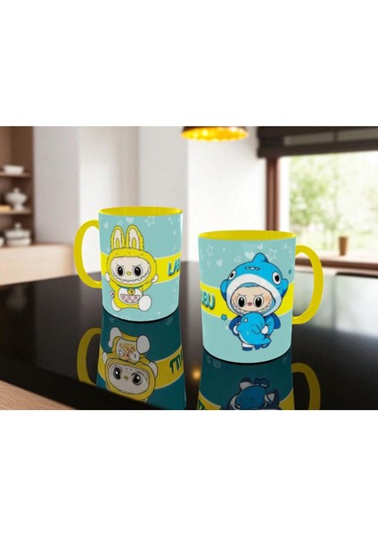 Labubu Kupa Bardak Labubu Renkli Hediye Kupa Bardak