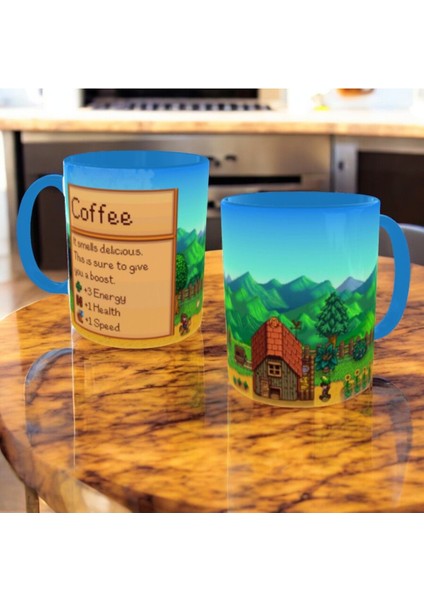 Stardew Valley Oyuncu Gamer Kupa Tasarım Hediyelik Porselen Kupa-Çay Kahve Kupası
