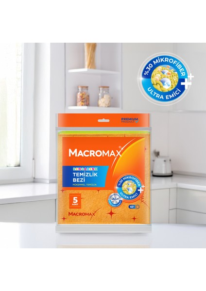 Rengarenk Temizlik Bezi - 5x2 10'lu Avantaj Paket modelleri