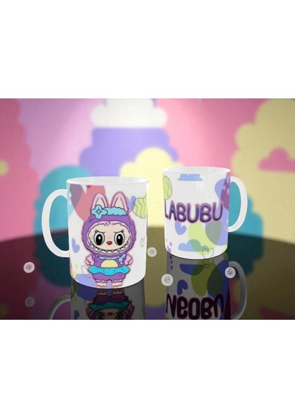 Labubu Kupa Bardak Labubu Renkli Hediye Kupa Bardak Labubu Mug