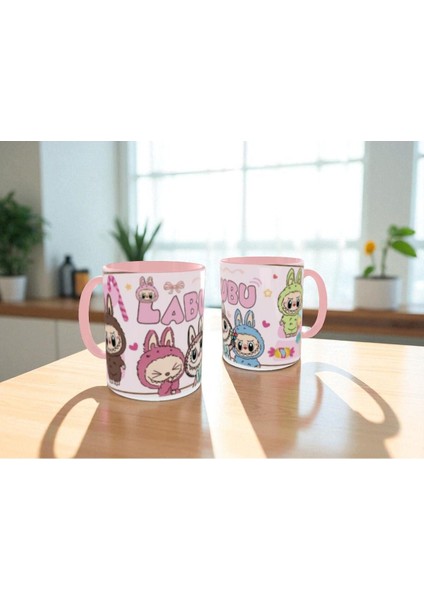 Labubu Kupa Bardak Labubu Renkli Hediye Kupa Bardak Labubu Mug fiyatları