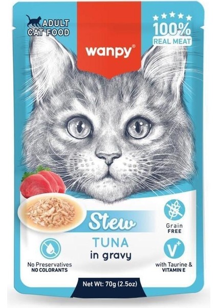 Pouch Ton Balıklı Yaş Kedi Maması 70GR