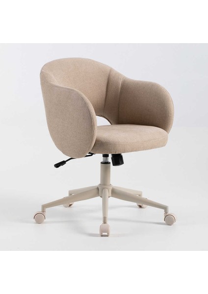 Curve Çalışma Koltuğu - Haki 56X85-92,5X56 cm