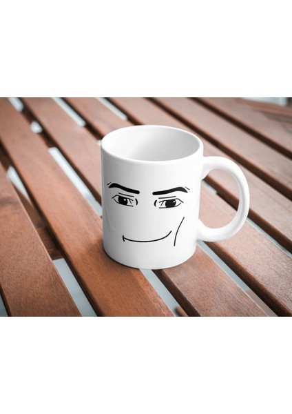 Roblox Man Face Yüz Temalı Kupa Roblox Çift/sevgili/arkadaş Kupaları 2'li Kupa Bardak fırsatları