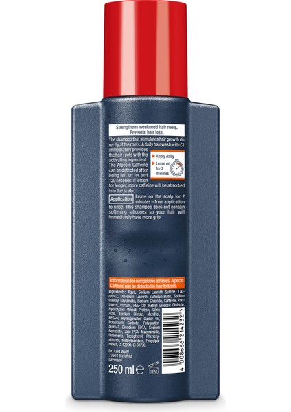 Kafein Şampuan C1 250 ml