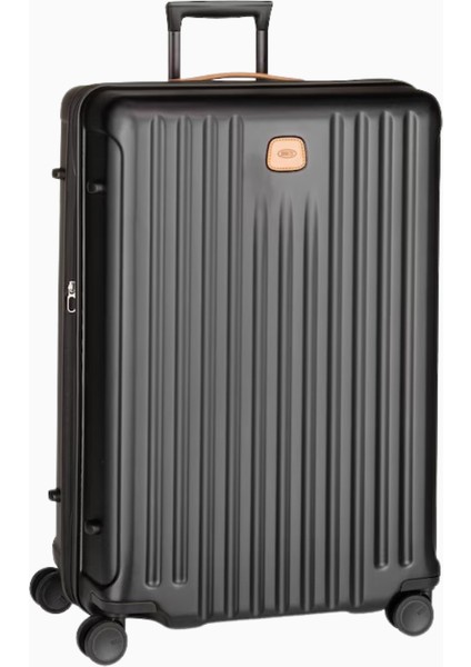 Brıc's Capri 78 cm Deri Detaylı Lüks Trolley Valiz Geniş Hacimli ve Şık Seyahat Deneyimi