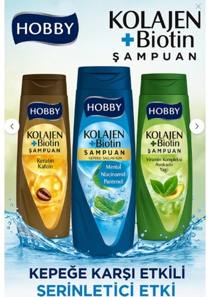 Şampuan Keratin Kafein Kuru ve Cansız Saçlar Hyaluronik Asit 480 ml x 3 Adet fırsatları