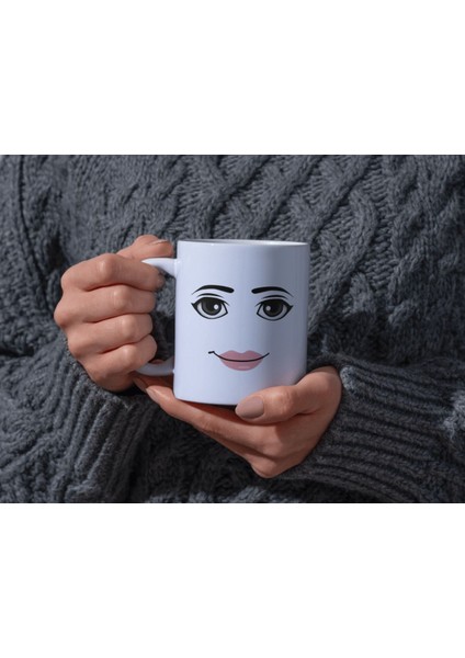 Roblox Woman Face Yüz Kupa Bardak