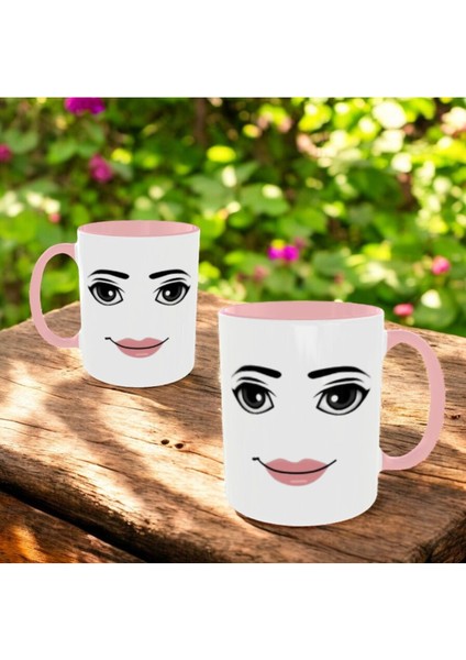 Roblox Woman Face Mug